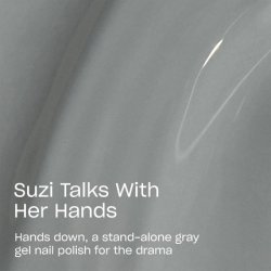 Opi Gelcolor Gel Nail Polish Opaque Dark Black & Gray Creme UV Cure