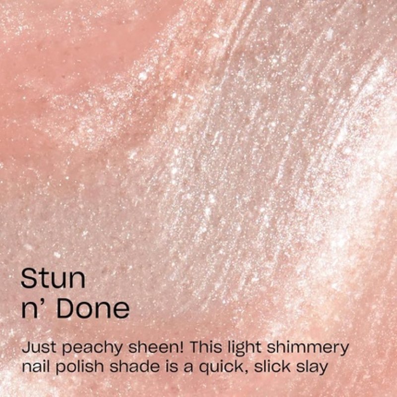 OPI Rapidry Nail Polish Stun N' Done Peach Vegan Smudge-Proof and Fast