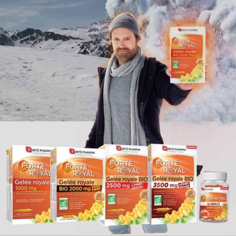 Forté Pharma Organic Royal Jelly 2000mg 20 Phials