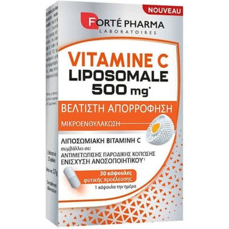 Forte Pharma Liposomal Vitamin C 500mg Dietary Supplement - 30 Capsules