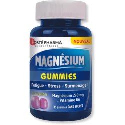 Forte Pharma Magnesium Gummies Stress Supplement