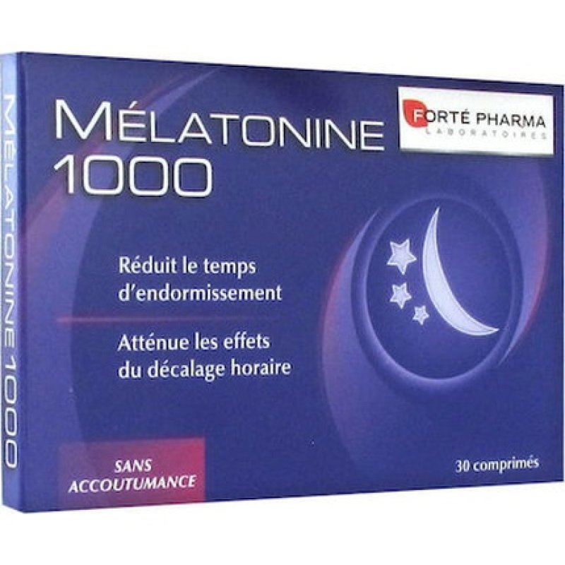 Forte Pharma Melatonin 1000 Supplement For Insomnia - 30 Tablets