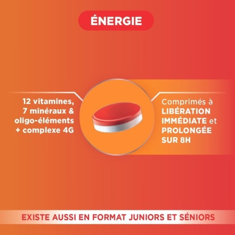 Forte Pharma Multivit' 4g Energy Food Supplement for Fitness and Tone