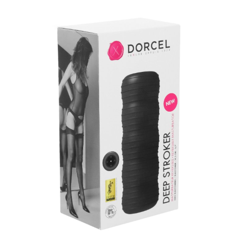 DORCEL Deep Stroker Noir Élastomère