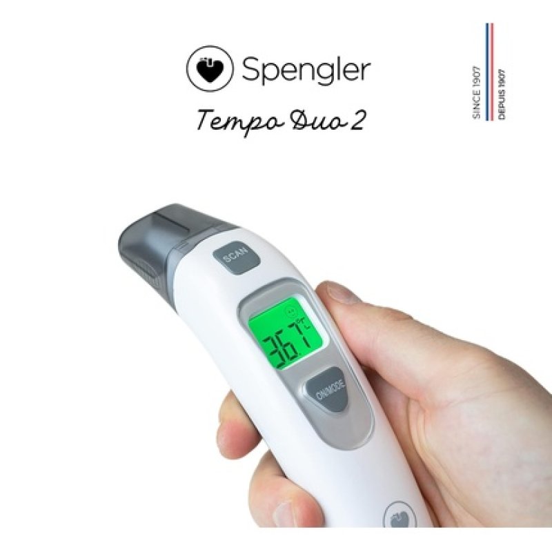 Spengler Tempo Duo II Infrared Forehead and Ear Thermometer