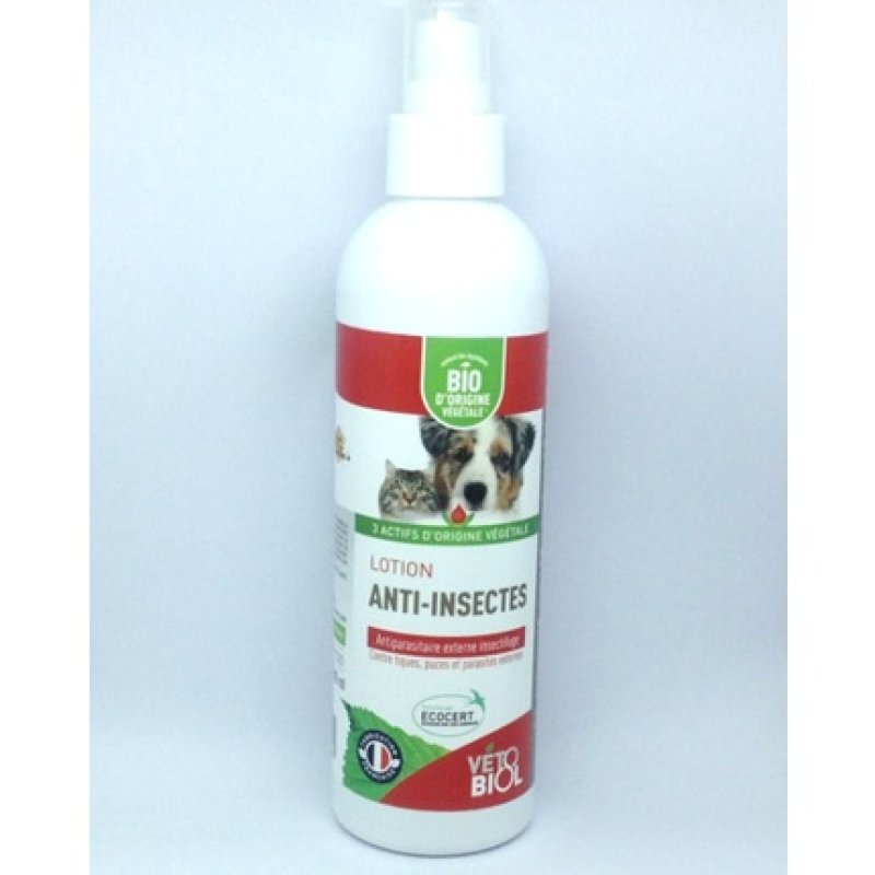 Vetobiol Anti-Insect Lotion for Cats and Dogs 240ml