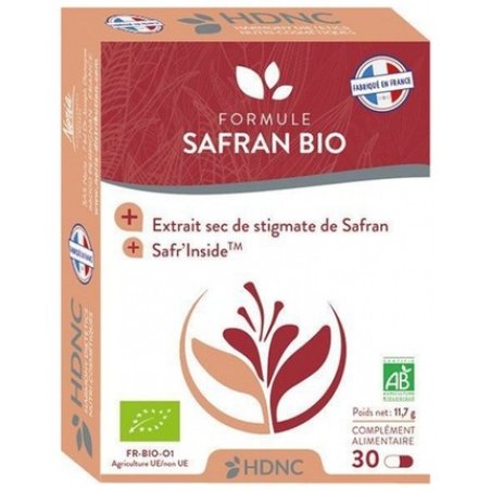 Hdnc Formula Organic Saffron Dietary Supplement 30 Capsules
