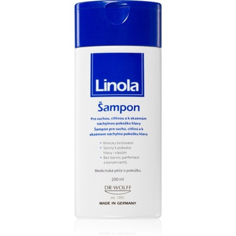 Linola Shampoo for Sensitive and Irritated Scalp - 200 ml