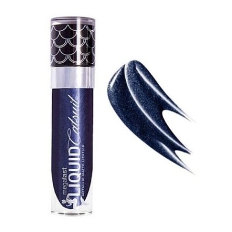 Wet n Wild Megalast Liquid Catsuit Metallic Matte Lipstick Sea Seduction