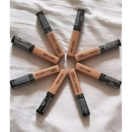 Wet 'n' Wild Photo Focus Concealer High-Coverage Concealer with Light-Adjusting Complex Natural and Shiny Finish Vegan
