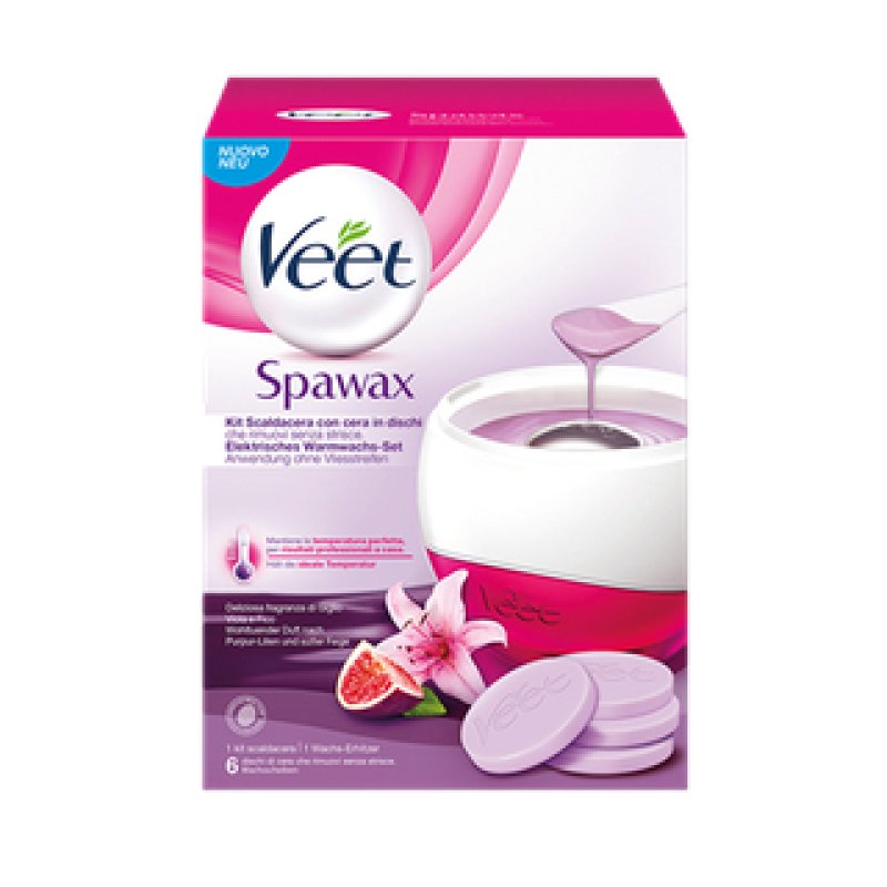 Veet Spawax Electric Waxing Set - Long-lasting Hair Removal with Warm Wax