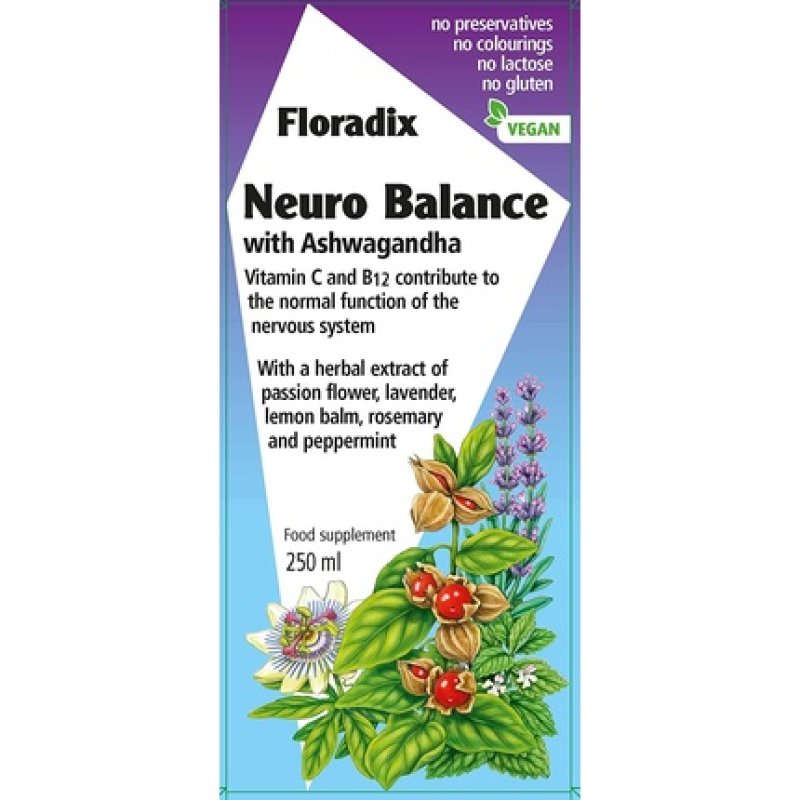 Floradix Neuro Balance with Ashwagandha 250ml
