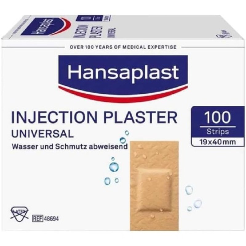 Hansaplast Universal Injector Pflaster Strips Water Resistant 328g