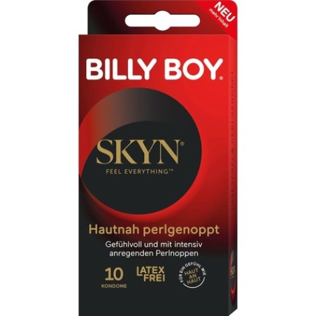 Billy Boy SKYN Latex-Free Condoms with Nubs 10 Pieces Pearl Nubbed - Pack of 10