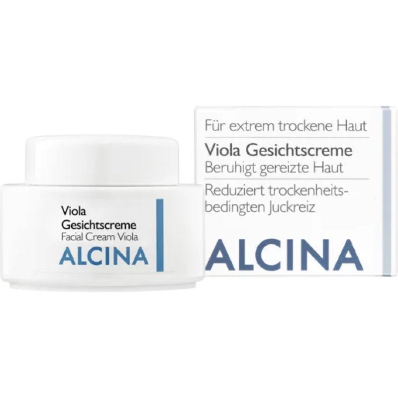 ALCINA Viola Face Cream for Dry Skin Reduces Itching Prevents Dandruff 100ml