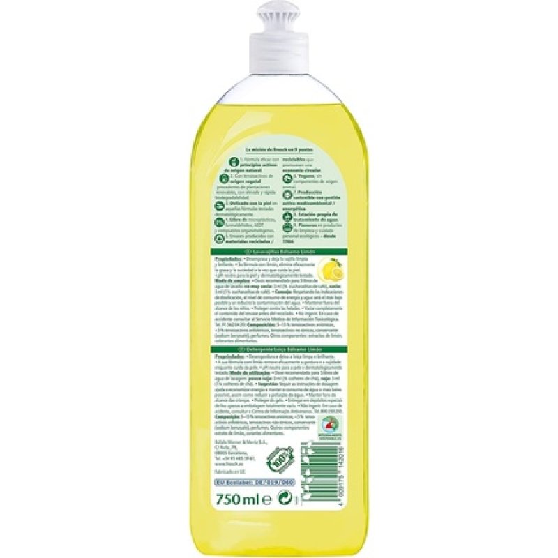 Frosch Dishwasher Lemon - 750 Ml