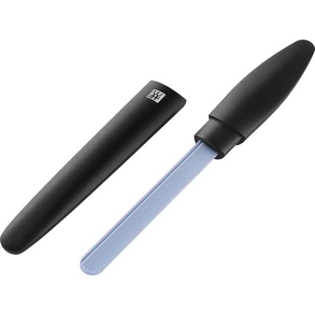 ZWILLING Premium Double-Sided Ceramic Nail File for Manicure and Pedicure - Black