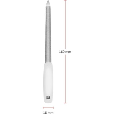 ZWILLING 160mm White Sapphire Coated Polished Tip Ergonomic Shape Coarse Fine Grain File Faces