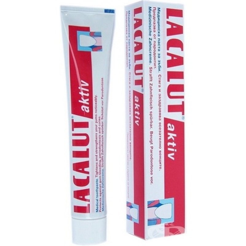 Lacalut Active Medical Toothpaste Stop Bleeding 75ml
