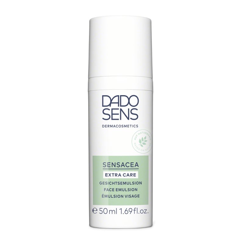 DADO SENS SENSACEA Extra Care Face Emulsion 50ml - Soothes and Moisturizes Hypersensitive Facial Skin with Tendency to