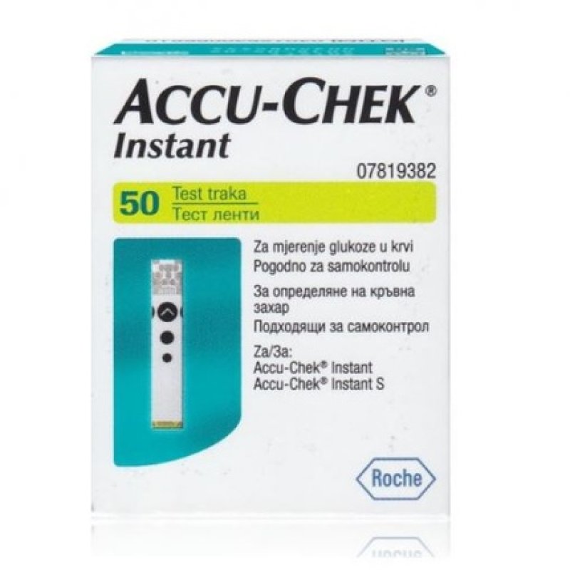 Accu-Chek Instant 50 Strips - Blood Glucose Monitoring Strips