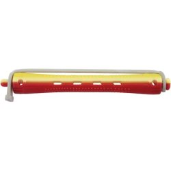 Comair 3012015 Cold Wave Rods 12 Two-Tone 9mm Long Round Rubber Yellow/Red