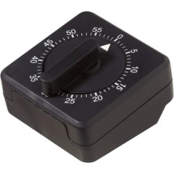 Comair Wall Mounted Timer Black