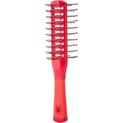 Comair Tunnel Vent Brush Double-Sided Ruby Red