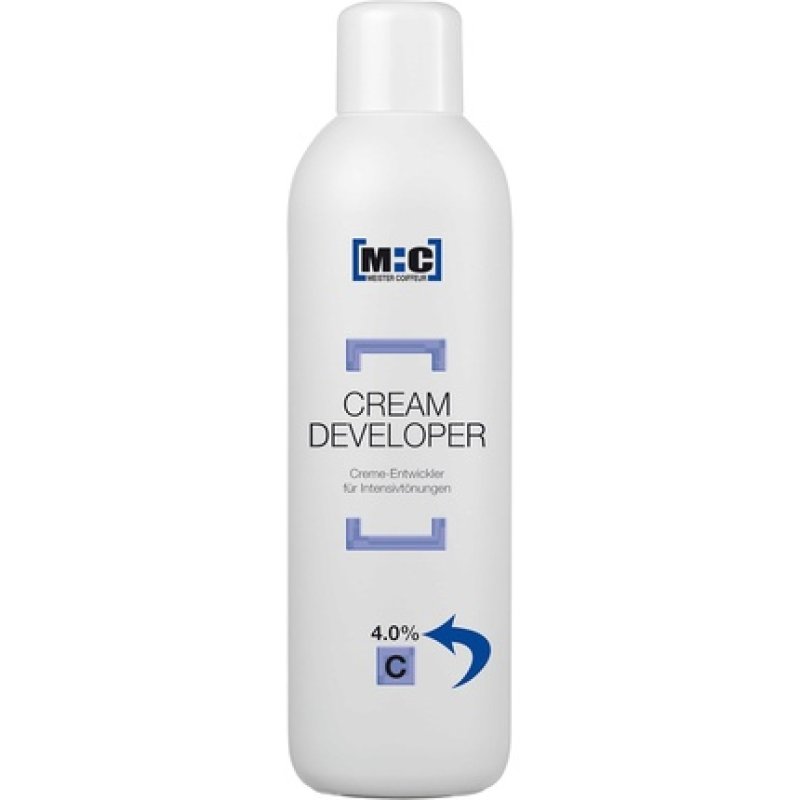 M:C Cream Oxide 4.0% Cream 1000ml - Suitable for All Hair Colors