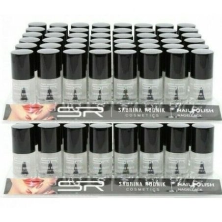 Sabrina Rudnik Clear Nail Polish Manicure Pedicure Set 8 x 12ml Clear Coat