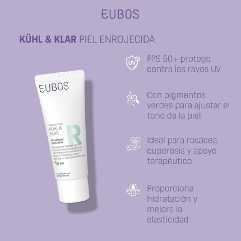Eubos Cool & Clear Anti-Redness Day Cream SPF 50 Vegan Day Care