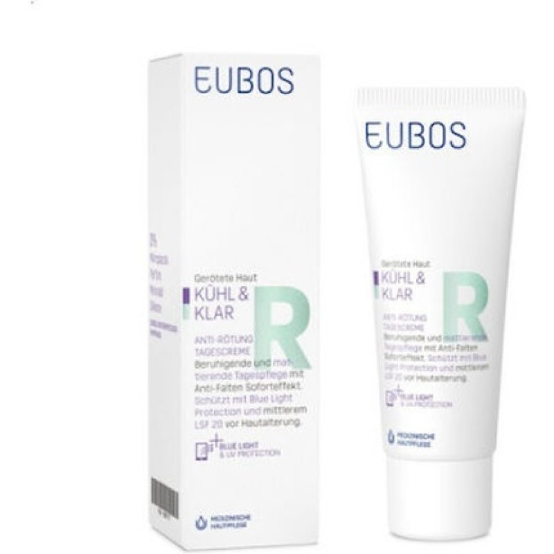 Eubos Cool Calm Redness Relieving Day Cream With Spf20, 40ml