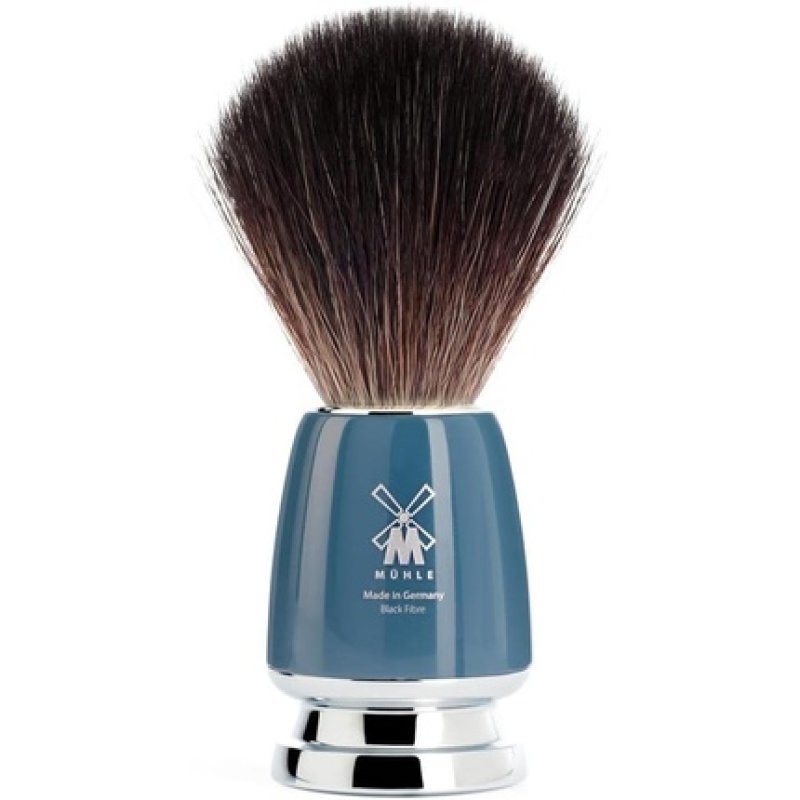 Muhle Rytmo Black Fiber Luxury Shaving Brush - Perfect with Soaps and Creams