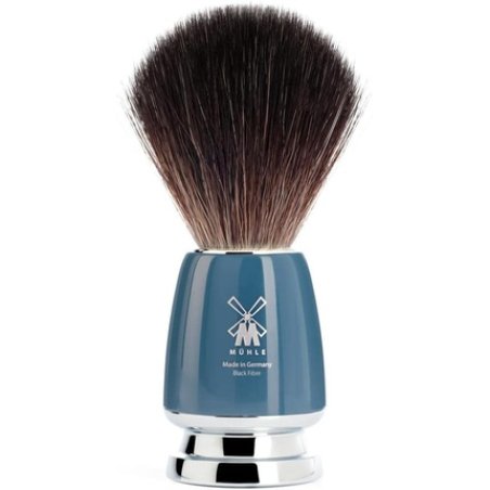 Muhle Rytmo Black Fiber Luxury Shaving Brush - Perfect with Soaps and Creams