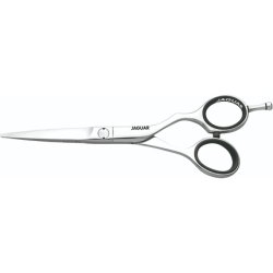 Jaguar Hairdressing Scissors Euro-Tech 5.25 Inch Offset Black Line