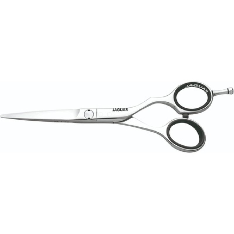 Jaguar Hairdressing Scissors Euro-Tech 5.25 Inch Offset Black Line