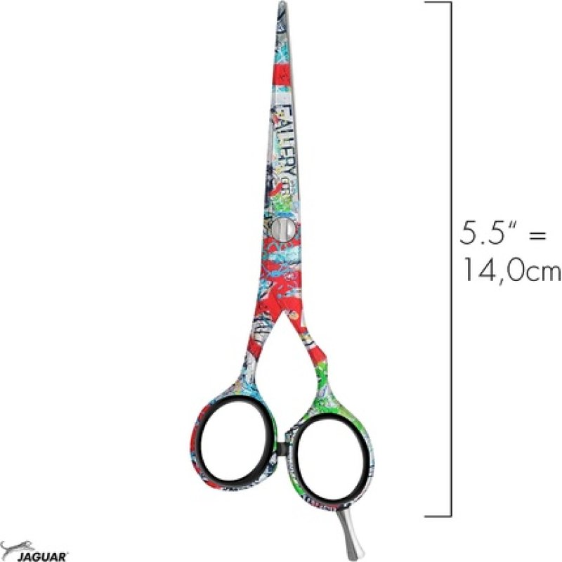 Jaguar White Line Pastel Plus Classic Hairdressing Scissors 5.5-Inch Length Coral