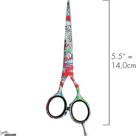 Jaguar White Line Pastel Plus Classic Hairdressing Scissors 5.5-Inch Length Coral