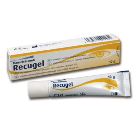 Recugel Moisturizing Eye Gel 10g for Dry, Stressed Eyes