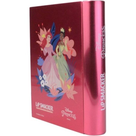Lip Smacker Disney Princess Beauty Book Tin with Lipsticks, Lip Glosses, Shimmer Creams and Nail Polishes for Kids'