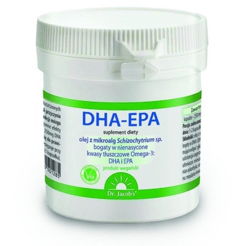 Dr. A.S. Jacob's DHA EPA 60 Algae Caps