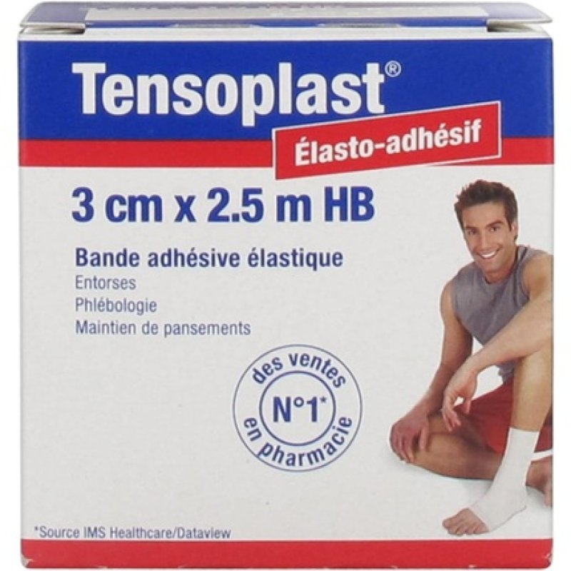 Essity Tensoplast Adhesive Stretch Bandage 3cm x 2.5m