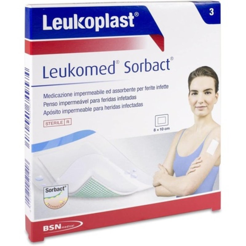 Leukomed Sorbakter 8cm x 10cm