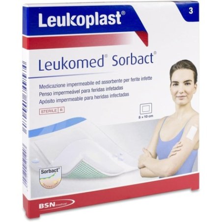 Leukomed Sorbakter 8cm x 10cm
