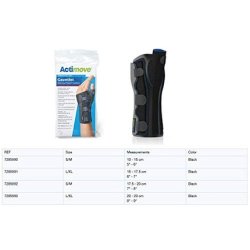 Actimove Gauntlet Wrist & Thumb Stabilizer Right/Left Medium Black
