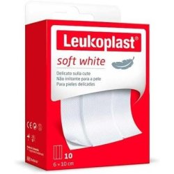 Essity Italy Leukoplast Soft White 100 x 6cm 10 Pieces