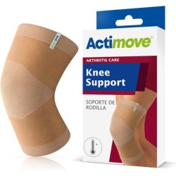 Actimove Arthritis Care Knee Support Light Compression and Therapeutic Warmth for Knee Arthritis Beige XLarge