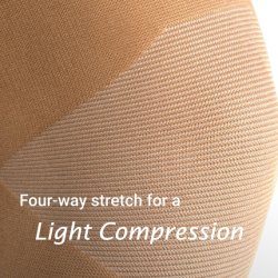 Actimove Arthritis Care Knee Support Light Compression and Therapeutic Warmth for Knee Arthritis Beige Medium
