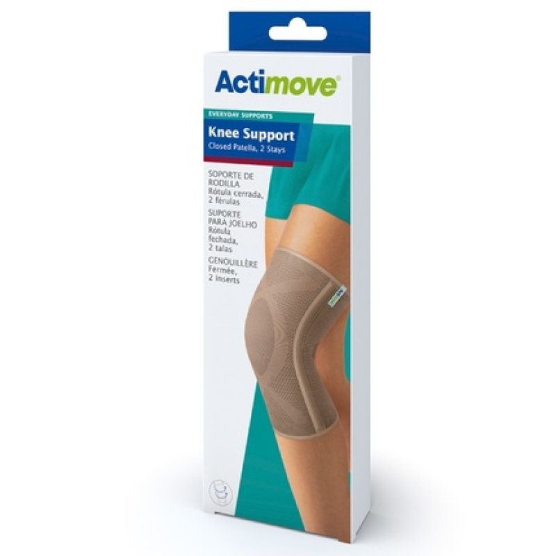 Actimove Knee Support Closed Patella 2 Stays - Beige - Size Xl