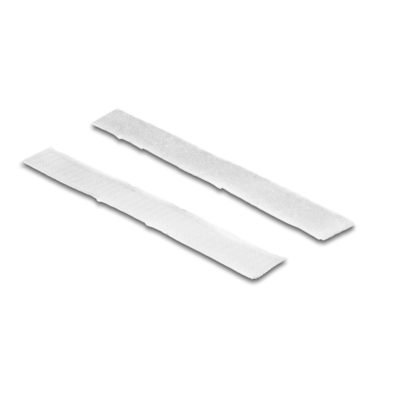 Delock Self-Adhesive Velcro Tape With Hook And Loop Tape - L 10 M X W 20 Mm, White